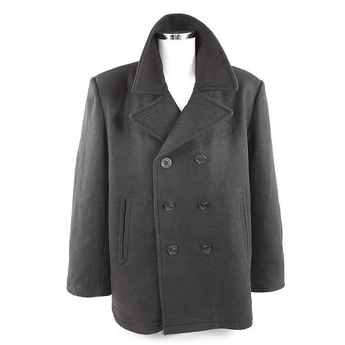 Veste Pea coat  US NAVY Noir
