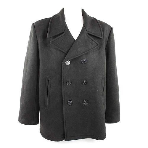 Veste Pea coat  US NAVY Noir