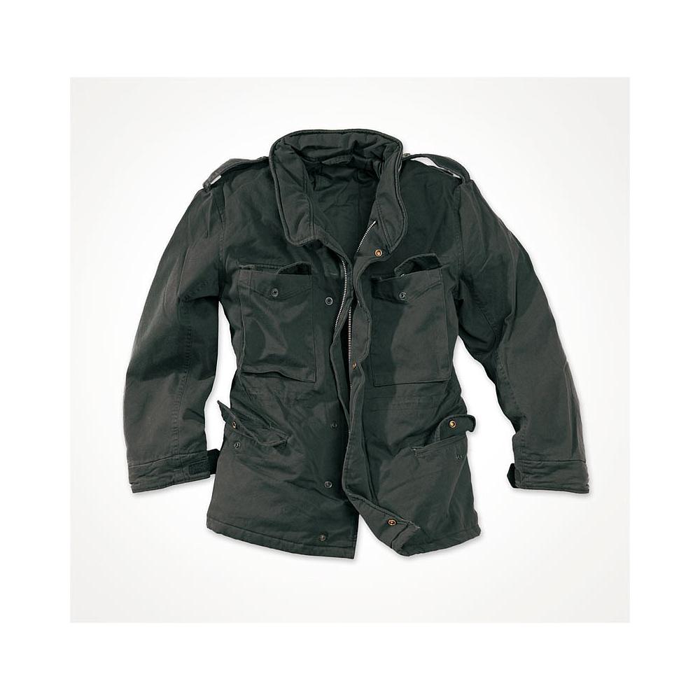 Veste Vintage Classic M65 Washed - Noir
