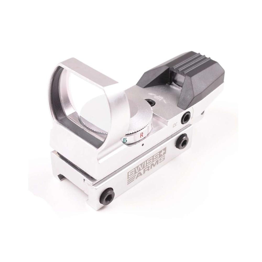 Visée Argent Multi-réticule rouge et vert - Swiss Arms